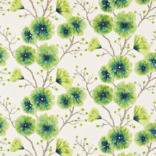 HARLEQUIN Kabala Fabric Leaves , Trees Gooseberry   - HAMA120348