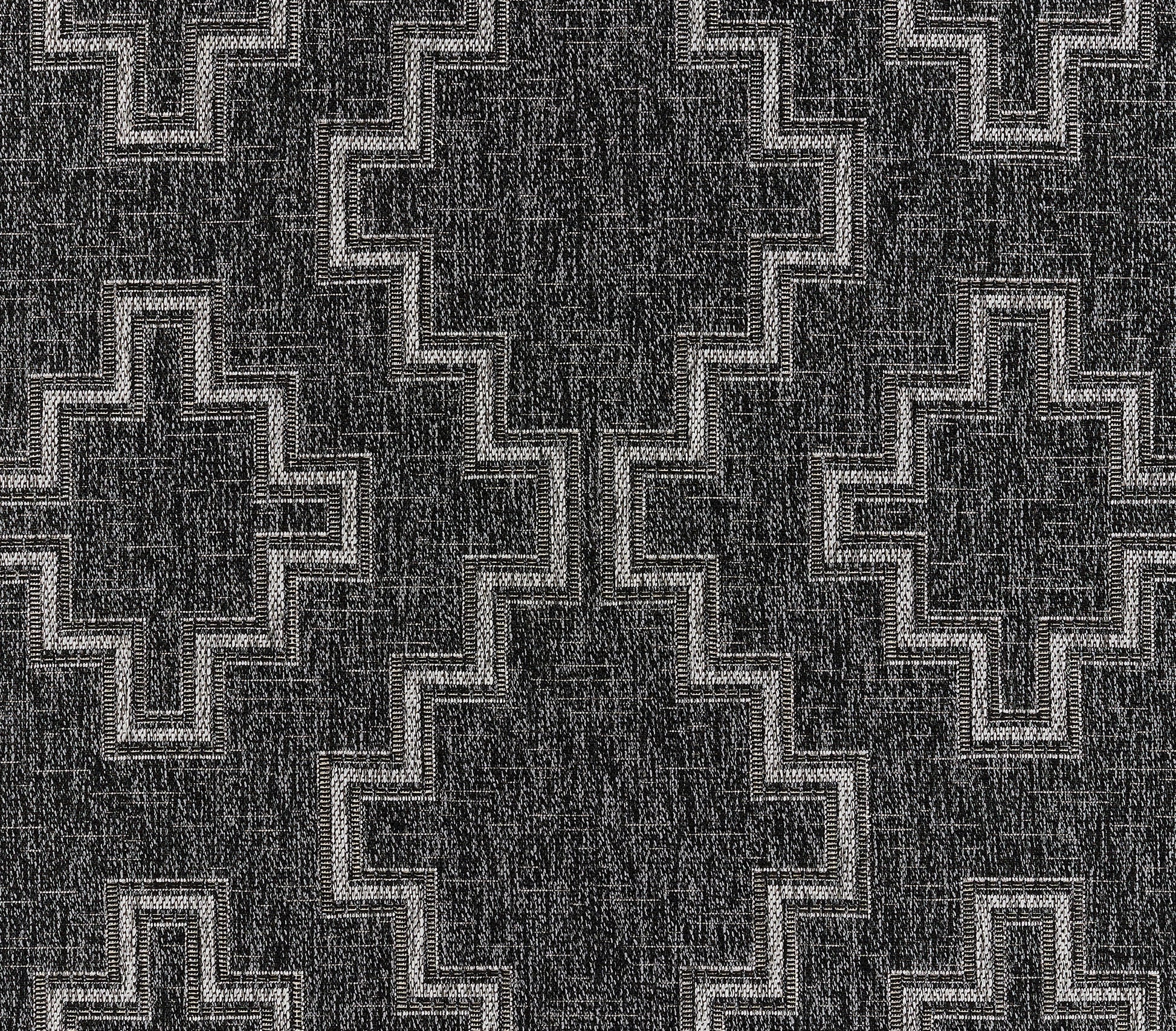 Dark gray to black gradient rectangular rug in 2' x 3' with a smooth, matte finish.