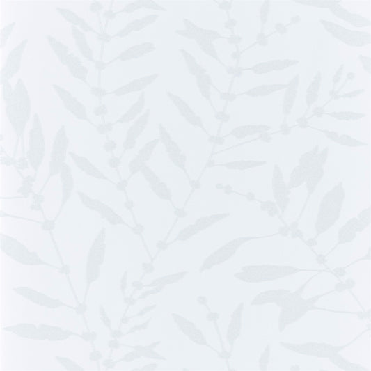 HARLEQUIN Chaconia Shimmer  Wallpaper Leaves , Trees Blush  Gravure Printed Wallpaper - HANZ111661