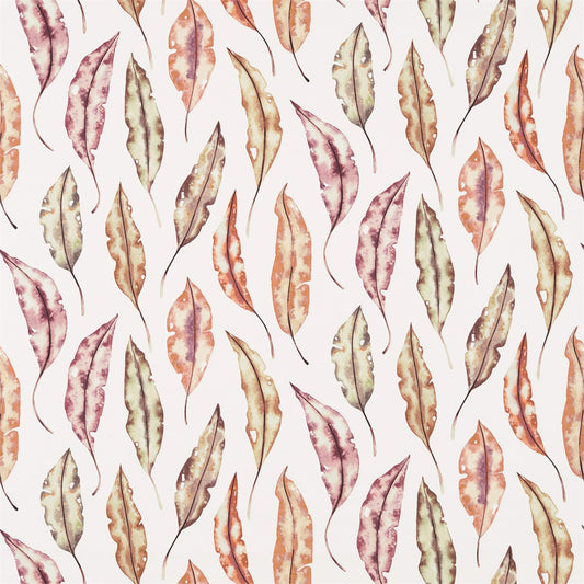 HARLEQUIN Kinina  Fabric Leaves , Trees Mandarin,Fig   - HANZ120600