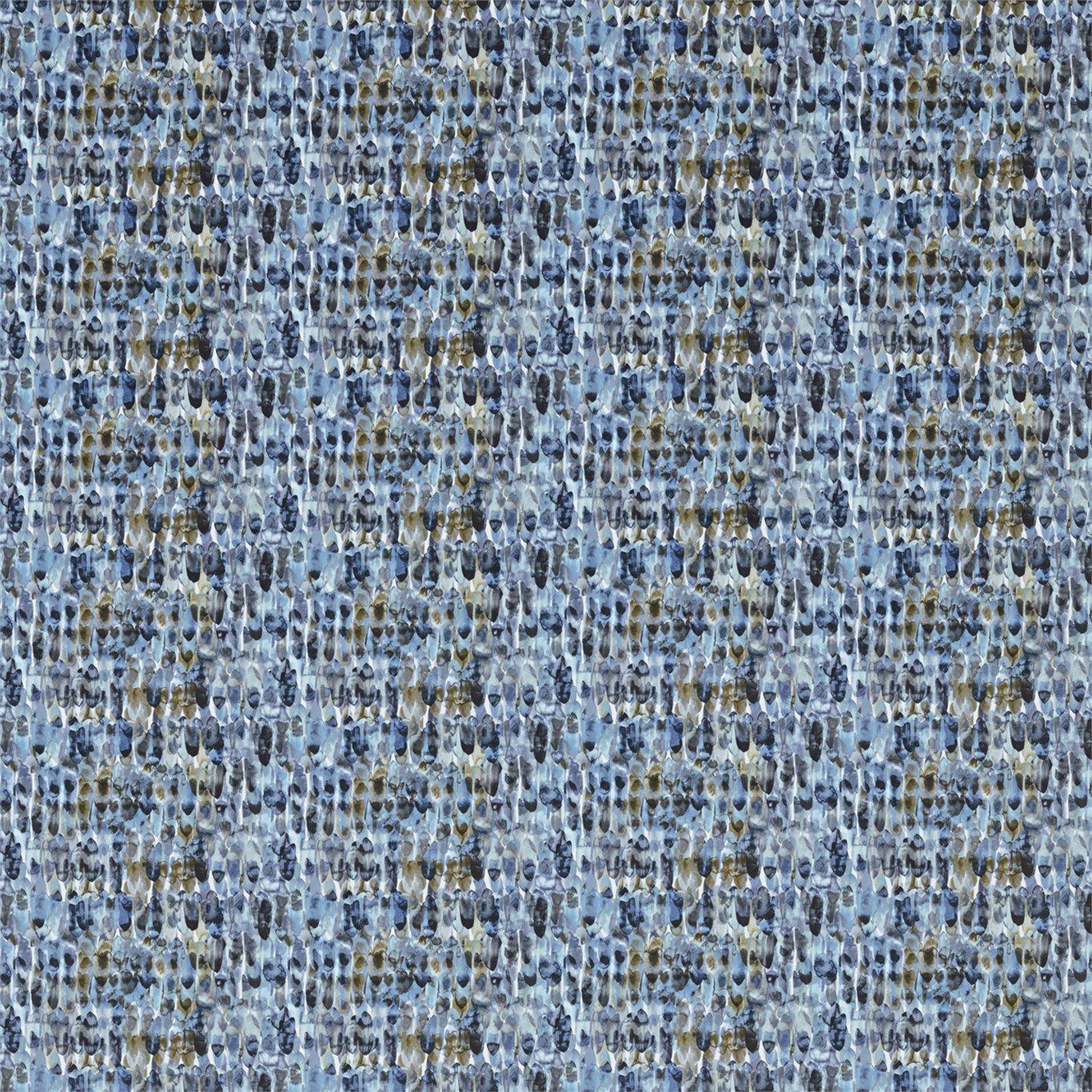 HARLEQUIN Kelambu  Fabric Abstract , Graphic Indigo,Pebble   - HANZ120609
