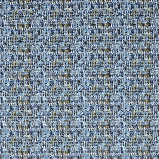 HARLEQUIN Kelambu  Fabric Abstract , Graphic Indigo,Pebble   - HANZ120609