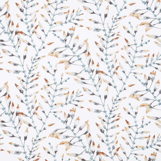 HARLEQUIN Chaconia  Fabric Leaves , Trees Amber,Slate   - HANZ120618