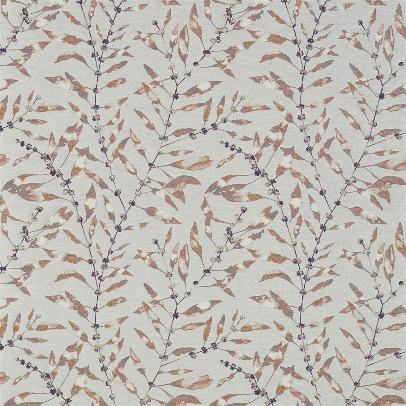 HARLEQUIN Chaconia  Fabric Leaves , Trees Mandarin,Fig   - HANZ132293