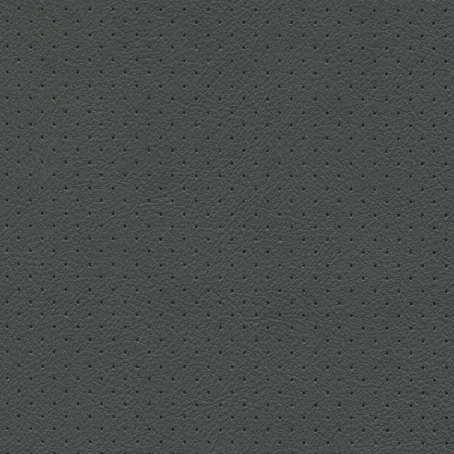 Granite gray perforated fabric texture with tiny holes; upholstery for car interiors.