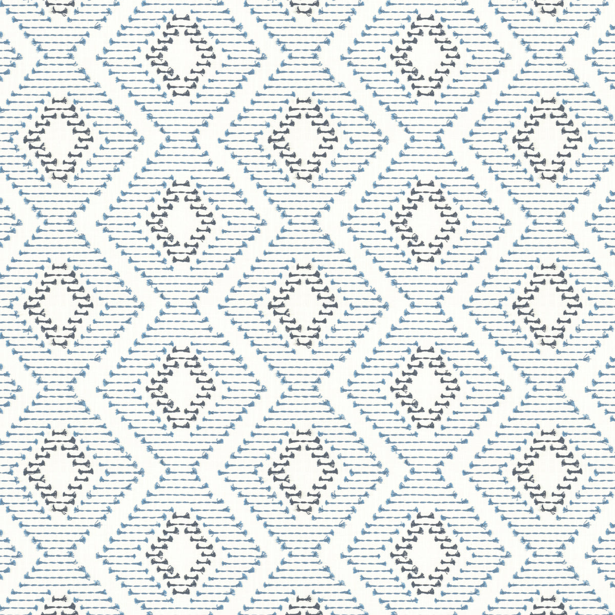 STOUT TEXTILES  DRAPERY,EMBROIDERIES TRADITIONAL, DIAMOND OCEAN   - HARB-1