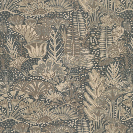 STOUT TEXTILES  MULTIPURPOSE,PRINT TRANSITIONAL,, FLORAL ESPRESSO,TEAK,WALNUT   - HASS-1