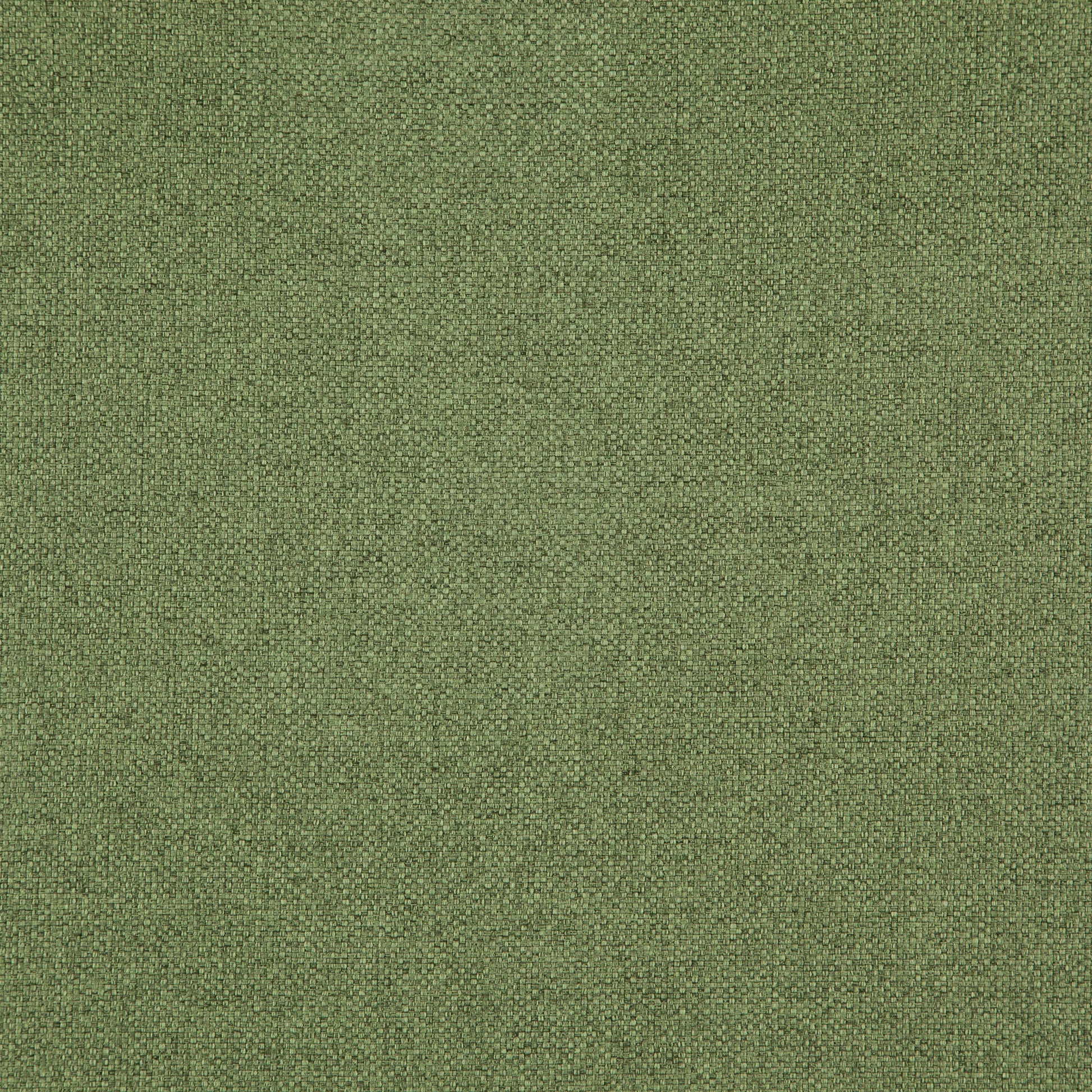 Olive-green textured woven upholstery fabric with tight weave and subtle flecks.
