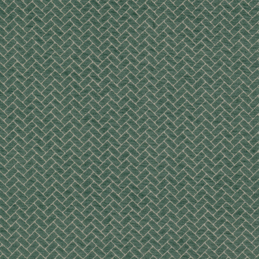 STOUT TEXTILES  UPHOLSTERY,CHENILLE TRADITIONAL, GEOMETRIC SEAFOAM,SEAMIST   - HATC-1