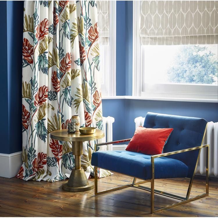 HARLEQUIN Rie  Fabric Leaves , Trees Charcoal   - HATL120796