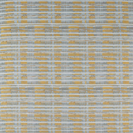 HARLEQUIN Malwa Fabric Stripes Gold,Slate   - HATL132882