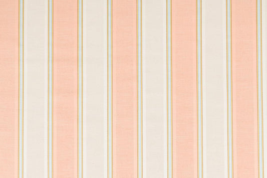 SCALAMANDRE OUTLET  FABRIC RASO RIGATO  FABRIC ORANGE, CREAM   - HA 00101758