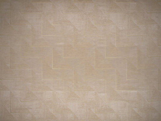 SCALAMANDRE OUTLET  FABRIC THE RIGHT ANGLE  FABRIC CREAM   - HB 00010629 NEW SKU # HB06290001