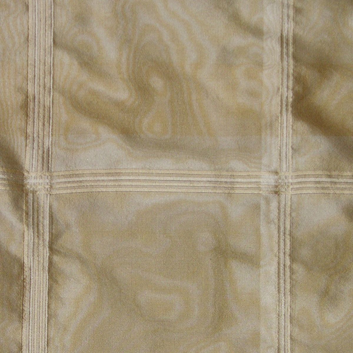 SCALAMANDRE OUTLET  FABRIC IRIDESCENT PLAID  FABRIC CHAMPAGNE   - HB 00011540