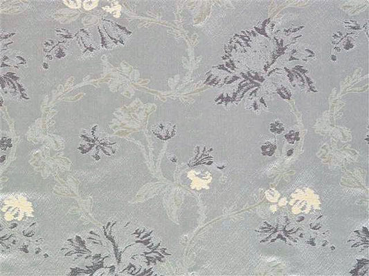 SCALAMANDRE  MALLORCAN GARDEN FABRIC PEWTER   - HB 0002HA83