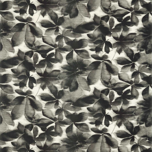 HARLEQUIN Grounded Fabric Contemporary, Floral Black Earth,Parchment   - HC4F121154