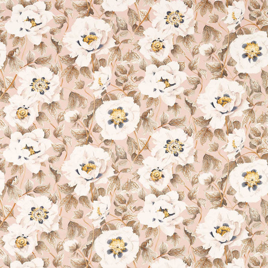 HARLEQUIN Florent Fabric Contemporary, Floral Positano,Maple,Graphite   - HC4F121158