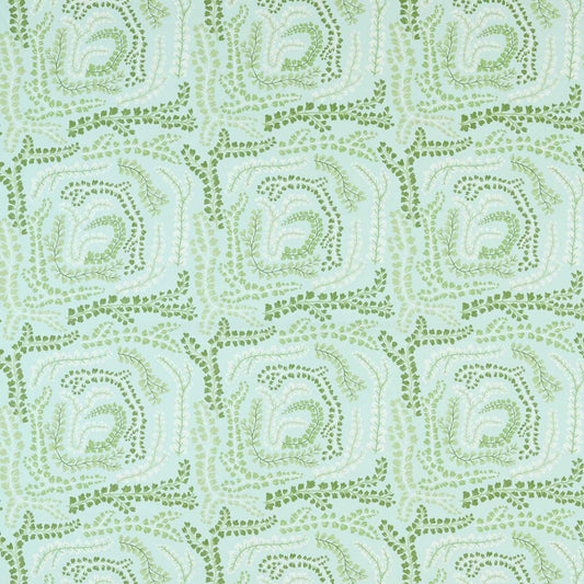 HARLEQUIN Fayola Fabric Leaves , Trees Seaglass,Clover,Awakening   - HC4F121166