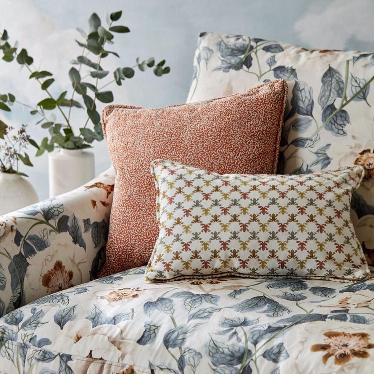 HARLEQUIN Mini Wood Frog Fabric Animals Baked Terracotta,Parchment,Sketched   - HC4F121169