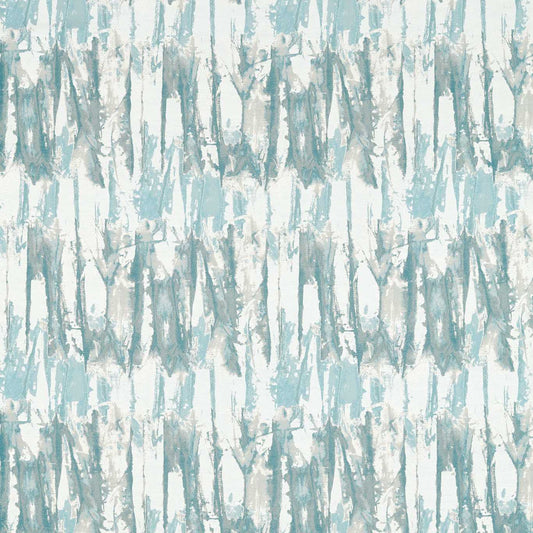 HARLEQUIN Eco Takara Fabric Abstract , Graphic Frost,Silver Willow   - HC4F133919