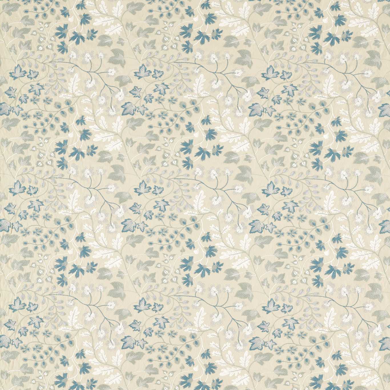HARLEQUIN Onni Fabric Classic Floral Putty,Celestial   - HC4F133928