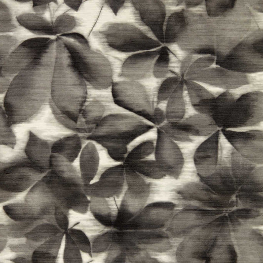 HARLEQUIN Grounded Wallpaper Contemporary, Floral BlackEarth,Parchment  Gravure Wide Width Vinyl - HC4W113005