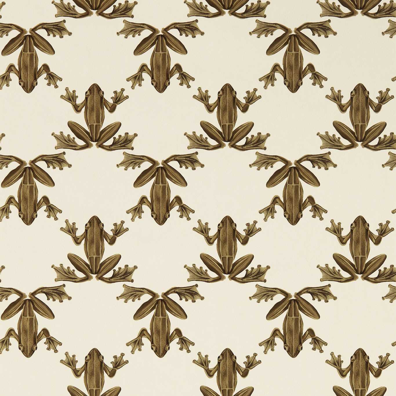 HARLEQUIN Wood Frog Wallpaper Animals Gold,Parchment  Gravure Printed Wallpaper - HC4W113013