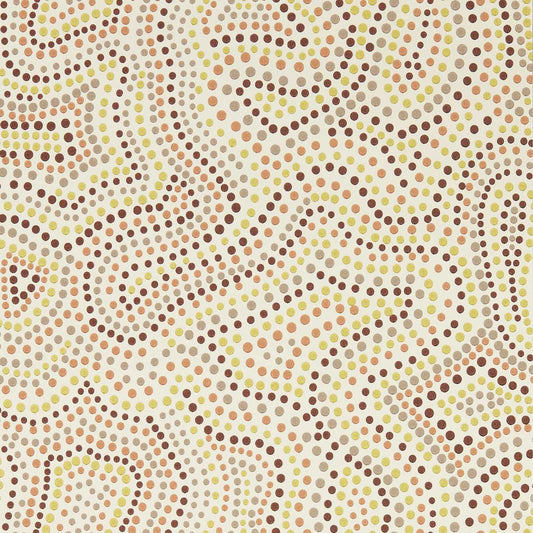 HARLEQUIN Sunstone Wallpaper Spots Positano,Chocolate,Pistachio  Surface- Printed Wallpaper - HC4W113041