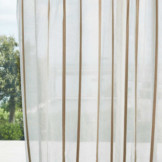 HARLEQUIN Stratus Fabric Stripes Chalk,Incense   - HCOL133949