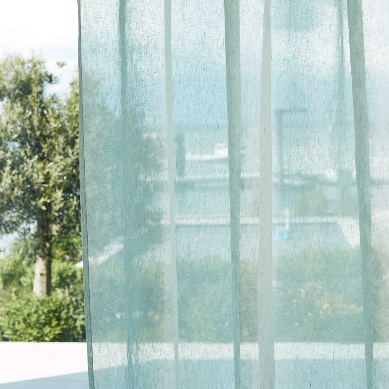 HARLEQUIN Lucent Fabric Plains , Textures Seaglass   - HCOL133970