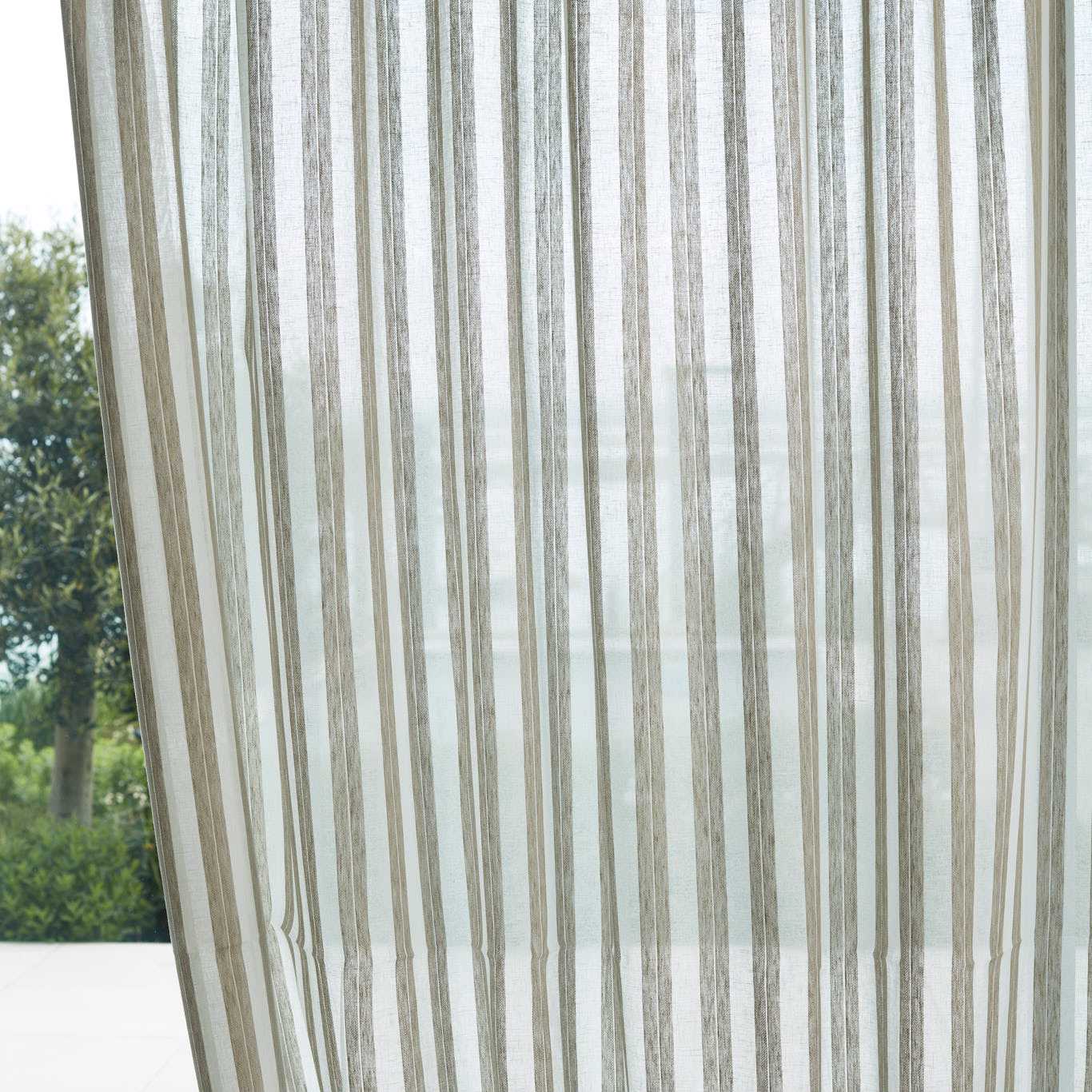 HARLEQUIN Himmel Fabric Stripes Stone   - HCOL133979