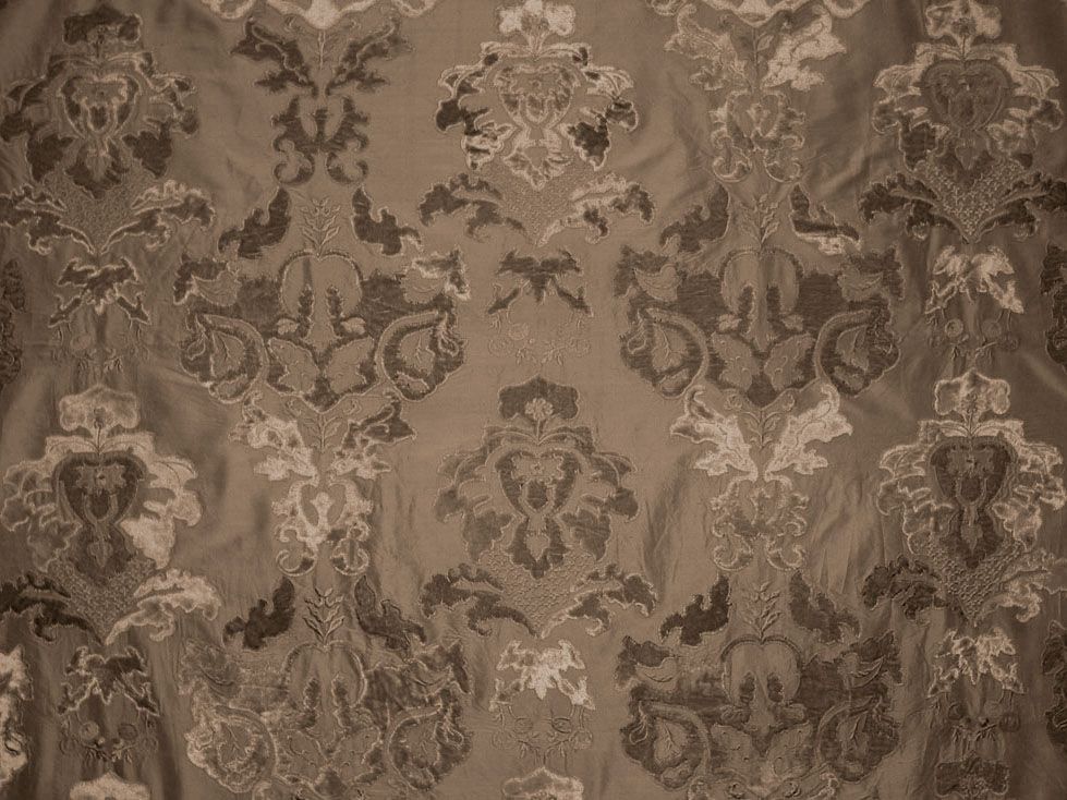 SCALAMANDRE  PALAZZO RICCI SILK FABRIC MINK   - HC 00027785