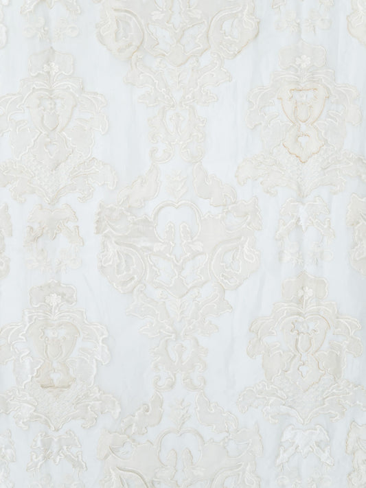 SCALAMANDRE  PALAZZO RICCI SHEER FABRIC IVORY   - HC 00087783