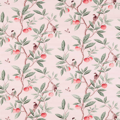 HARLEQUIN Ella Fabric Leaves , Trees Powder, Sage , Peach   - HDHP121112