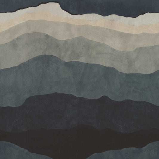 HARLEQUIN Sedimentary Wallpaper Landscapes Midnight   - HDMW113327