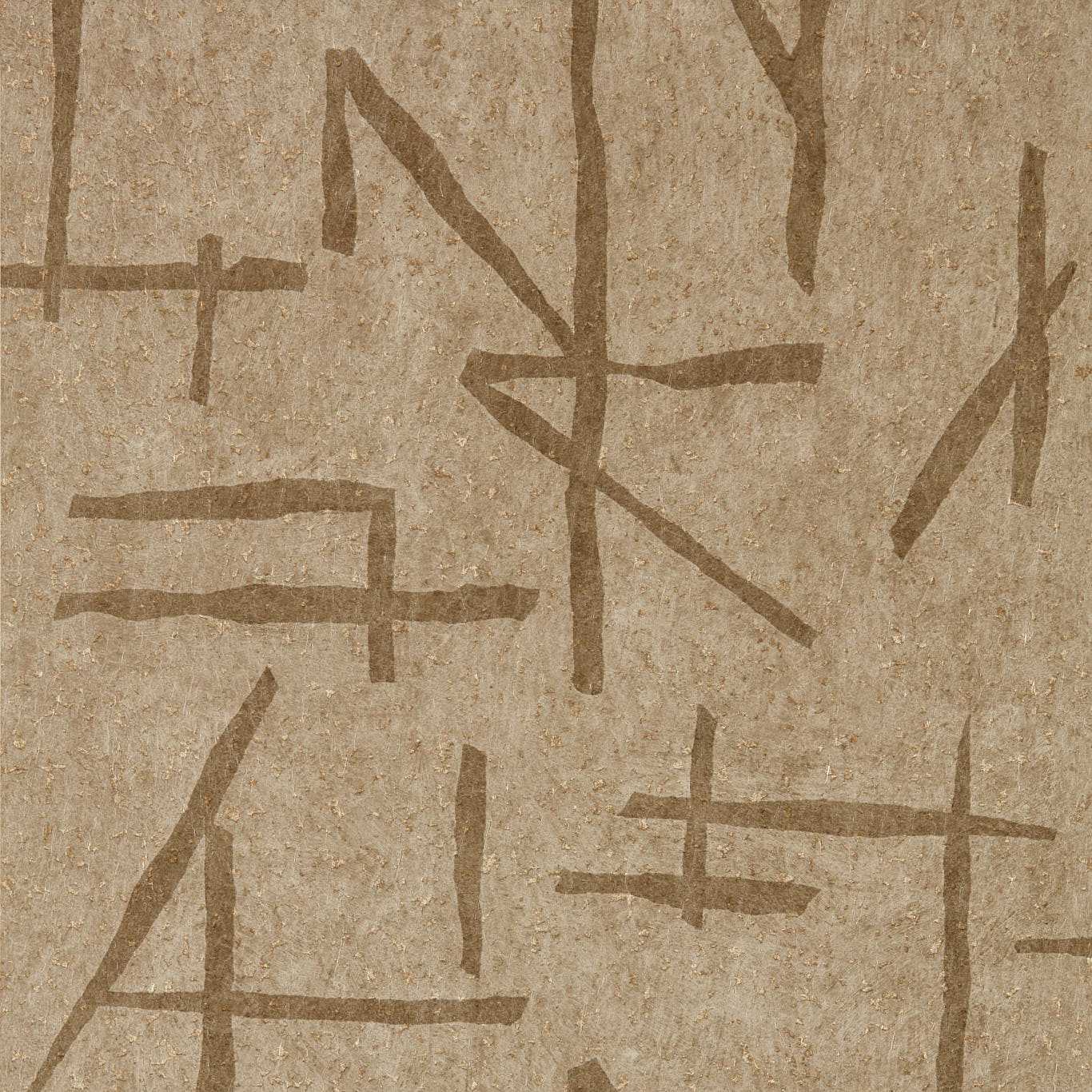 HARLEQUIN Dolmens Wallpaper Abstract, Graphic Sandstone,Gold   - HDMW113330