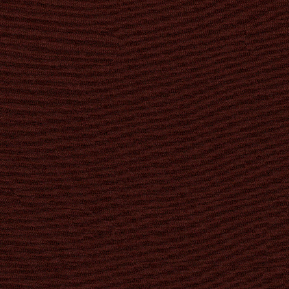 Solid dark brown textured fabric close-up with a soft woven feel, warm chocolate color.