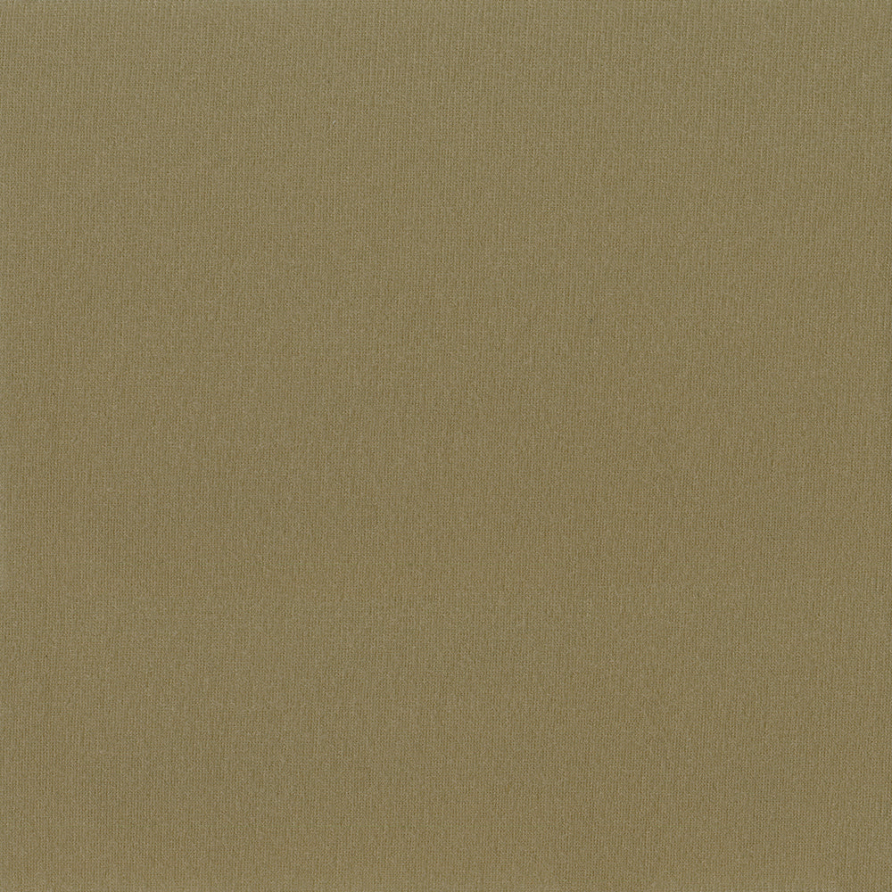 Olive-brown textured knit fabric, solid color.