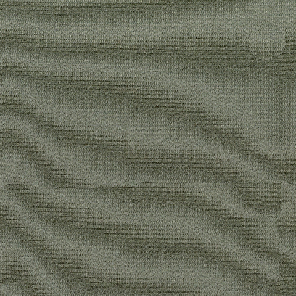Olive green woven fabric swatch, square, with subtle canvas-like texture for upholstery or apparel.