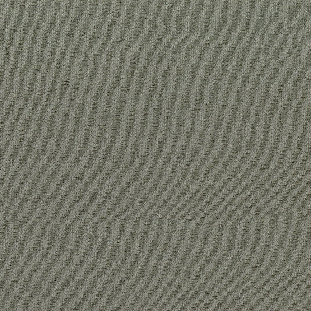 Olive green textured knit fabric close-up with a fine weave.