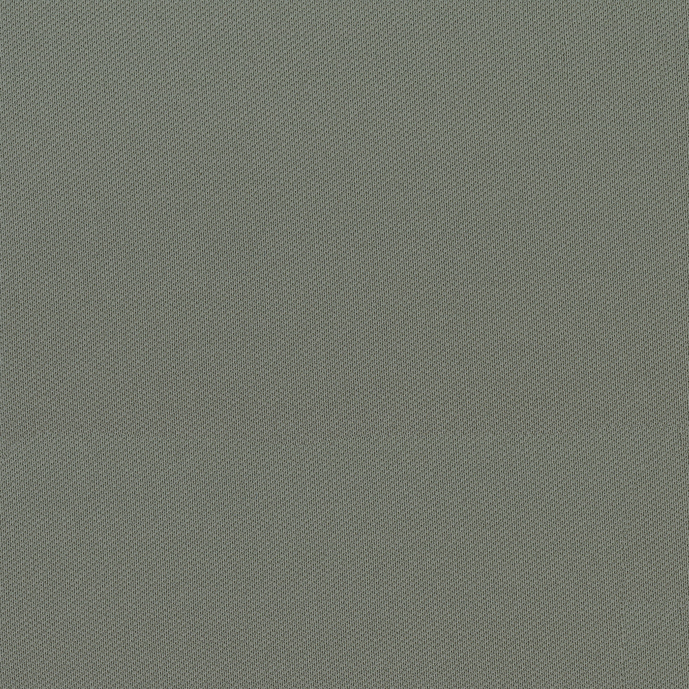 Olive-gray woven fabric close-up with tight diagonal weave; durable upholstery or apparel material.