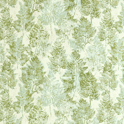 KRAVET BASICS PRINT  WHITE,GREEN,GREEN   - HEIKI FERN.23.0