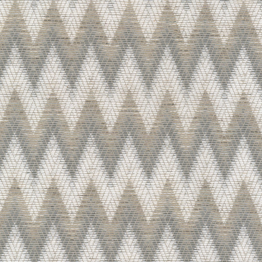 STOUT TEXTILES  UPHOLSTERY,WOVENS TRADITIONAL, FLAMESTITCH ALUMINUM   - HERT-2
