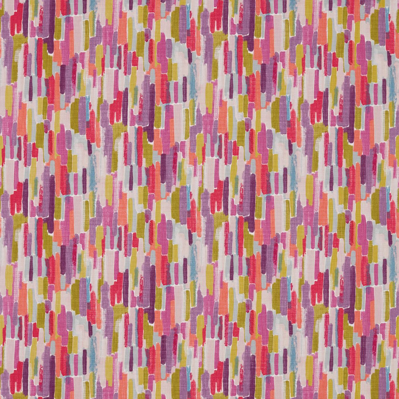 HARLEQUIN Trattino Fabric Abstract , Graphic Ocean,Lime,Fuchsia   - HFAU120515