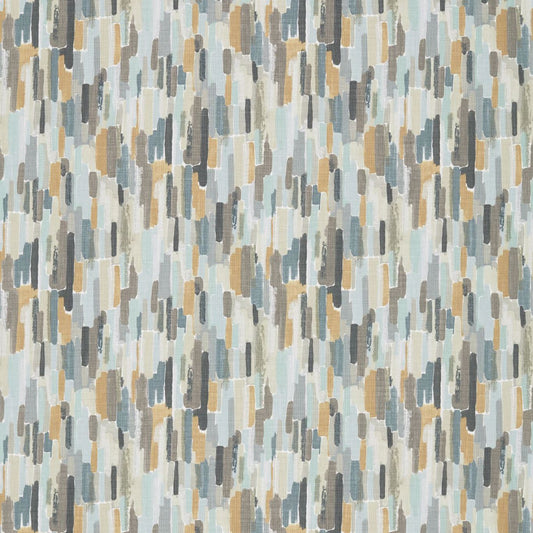 HARLEQUIN Trattino Fabric Abstract , Graphic Mustard,Maize,Seal   - HFAU120518