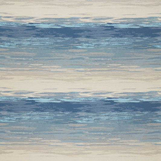HARLEQUIN Chroma Fabric Stripes Indigo,Parchament,Sky   - HFAU131851