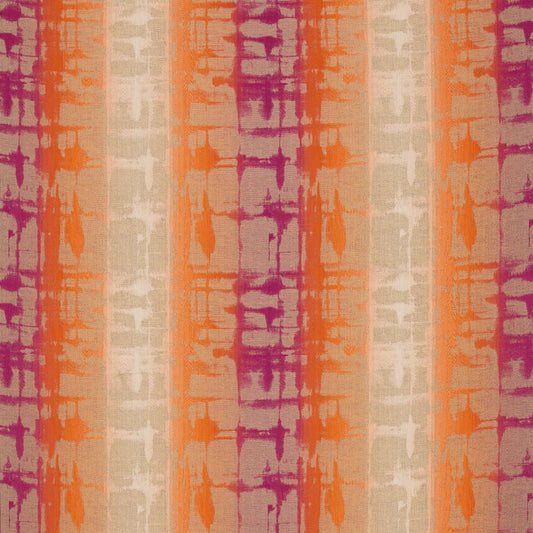 HARLEQUIN Flux Fabric Abstract , Graphic Sunset,Fuchsia   - HFAU131853