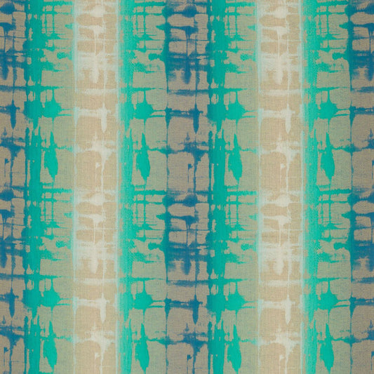 HARLEQUIN OUTLET Flux Fabric Abstract , Graphic Aqua,Lagoon   - HFAU131854