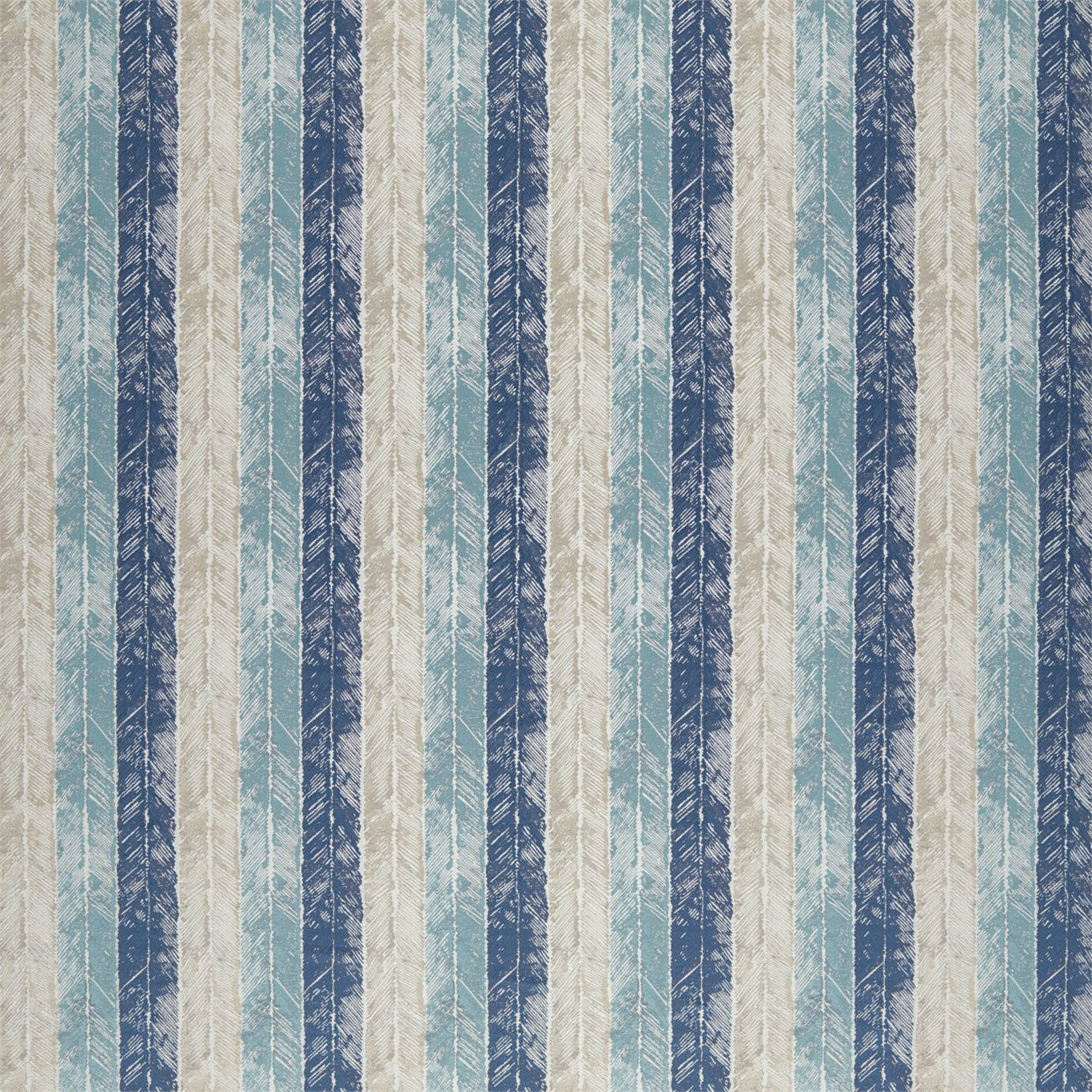 HARLEQUIN Walchia Fabric Geometric Indigo,Sky,Shell   - HFRA131901