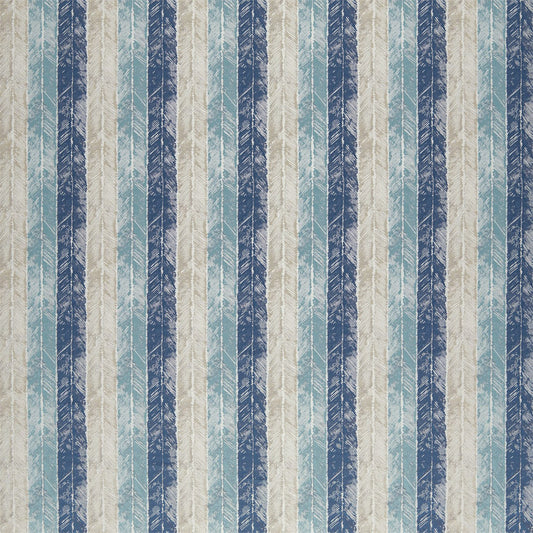 HARLEQUIN Walchia Fabric Geometric Indigo,Sky,Shell   - HFRA131901